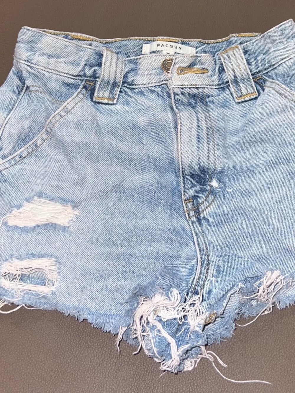 Pacsun Ripped Jean Shorts
